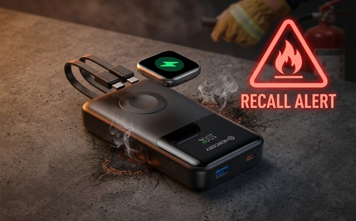 NEWDERY power banks, model ZHX-PB22 recall