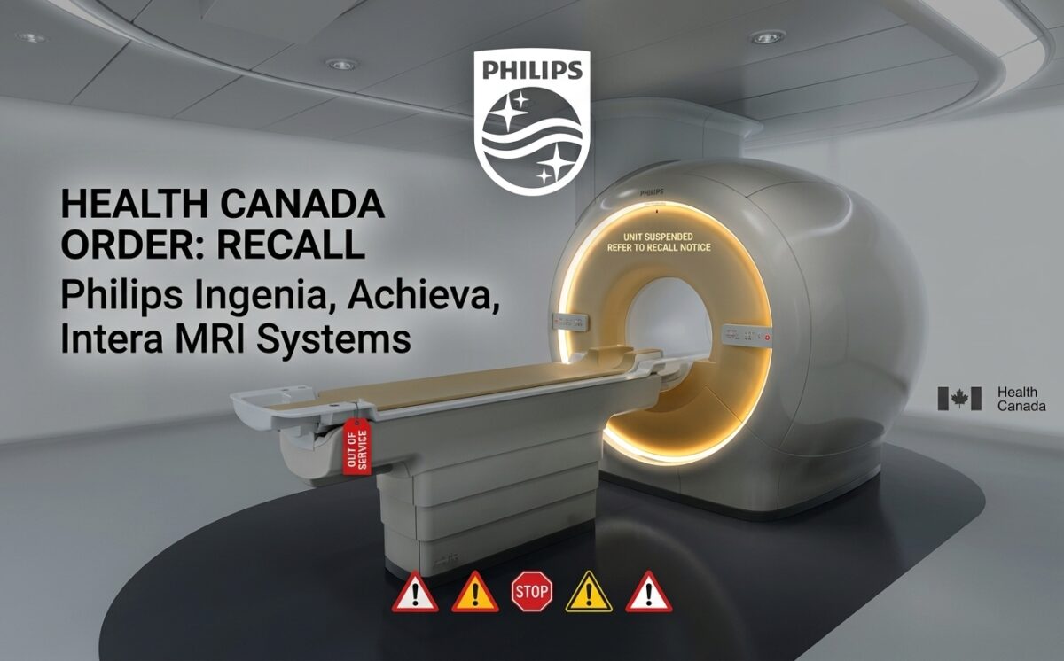 Philips Ingenia, Achieva and Intera MR Systems recall