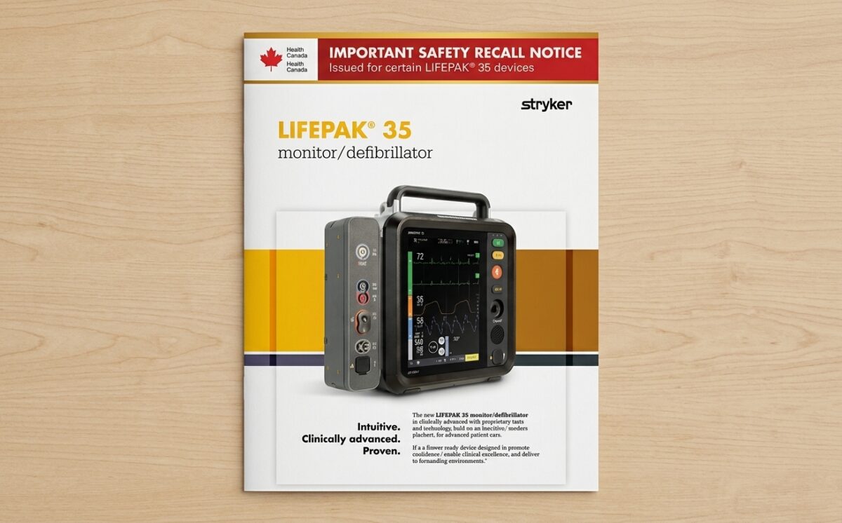 LIFEPAK ® 35 Monitor/Defibrillator recall
