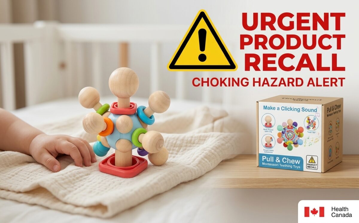 Pull & Chew Montessori Teething Toys recall