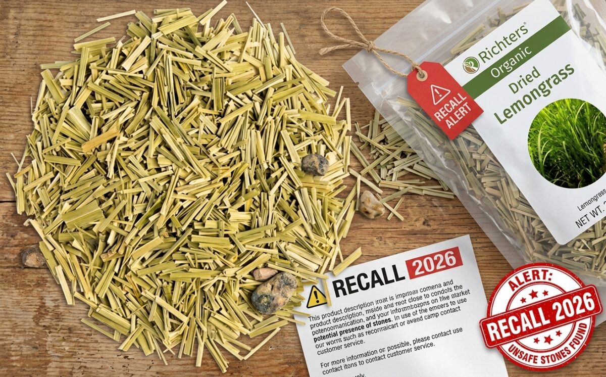 Lemongrass - Dried Herb - Cut - Organic recall