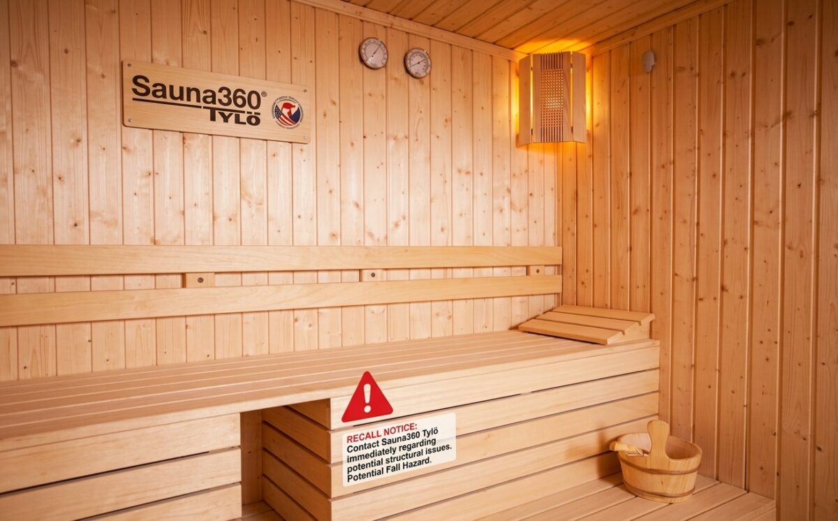 Tylö Halmstad and Kiruna Hybrid Saunas recall