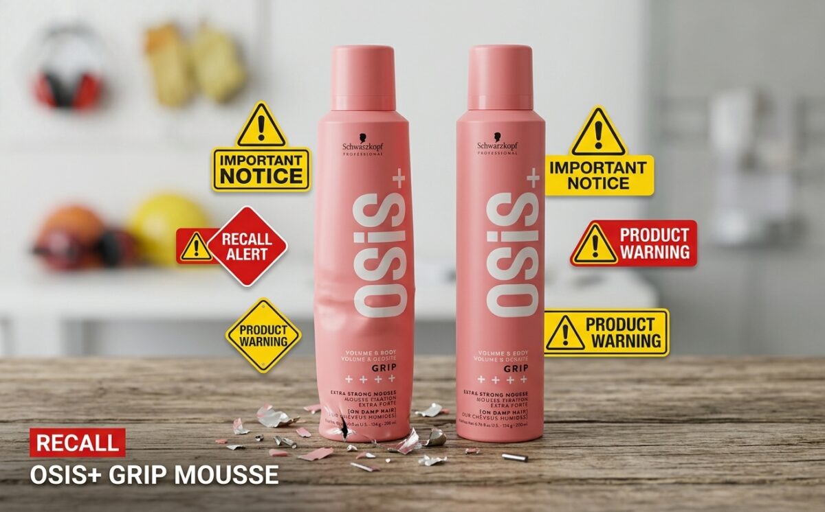Schwarzkopf Professional Osis Grip Mousse 6.76fl Oz/200ml recall