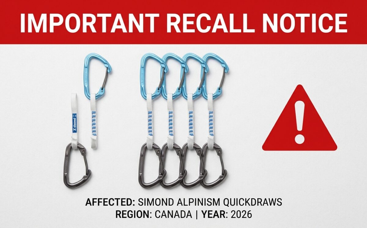 Simond brand Alpinism quickdraws recall