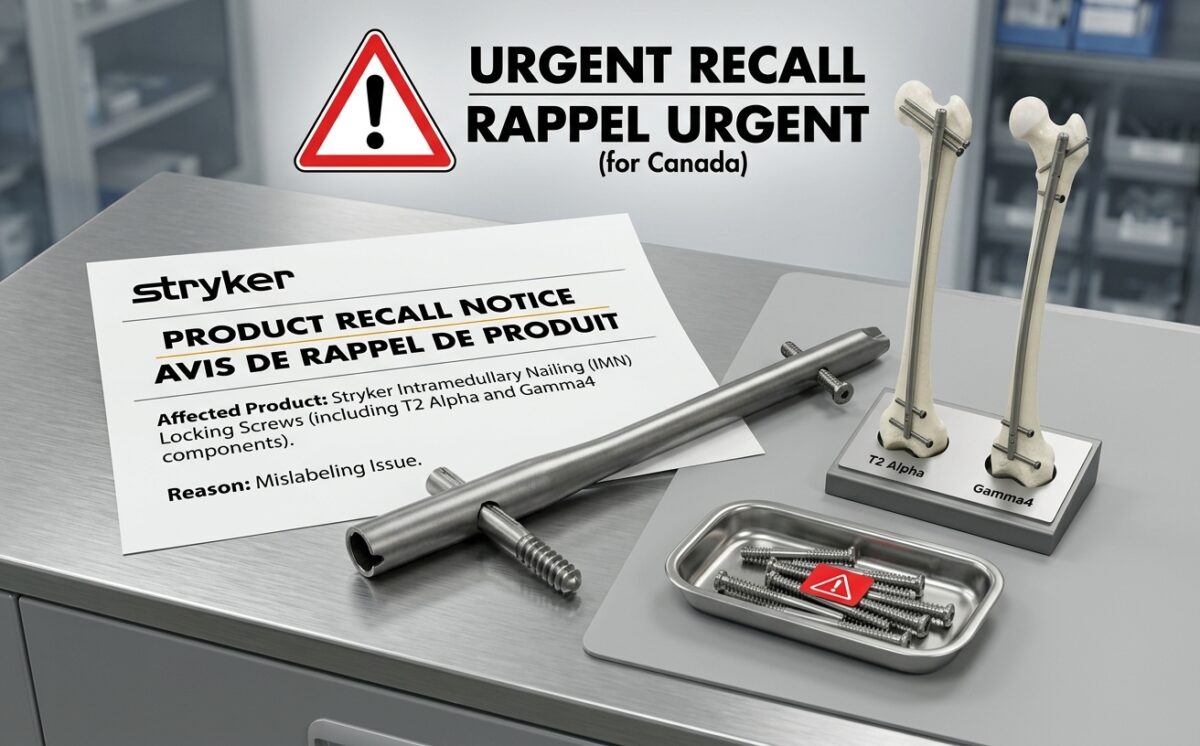 IMN Screws System Advanced Locking Screw recall