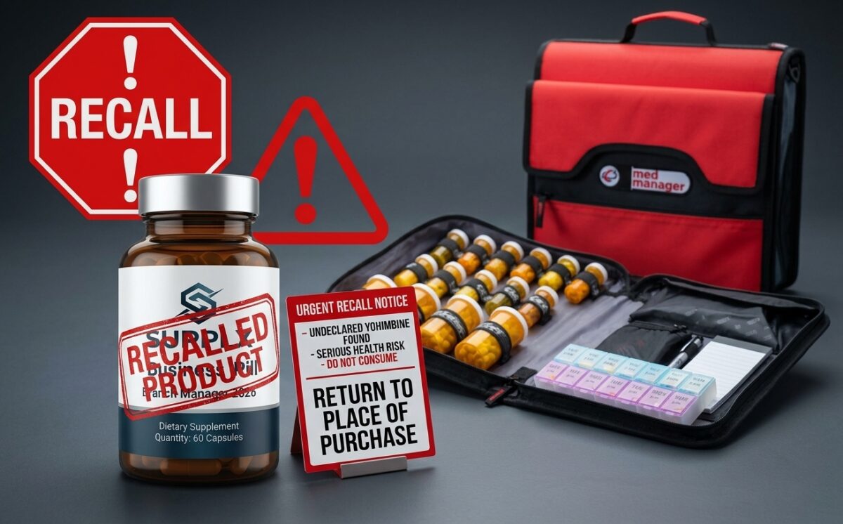 Business Pill and Branch Manager for Men recall