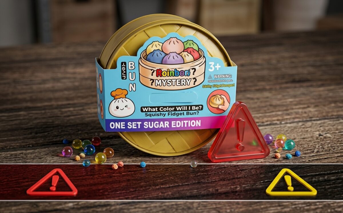 Rainbow Mystery Squishy Bun Toys recall