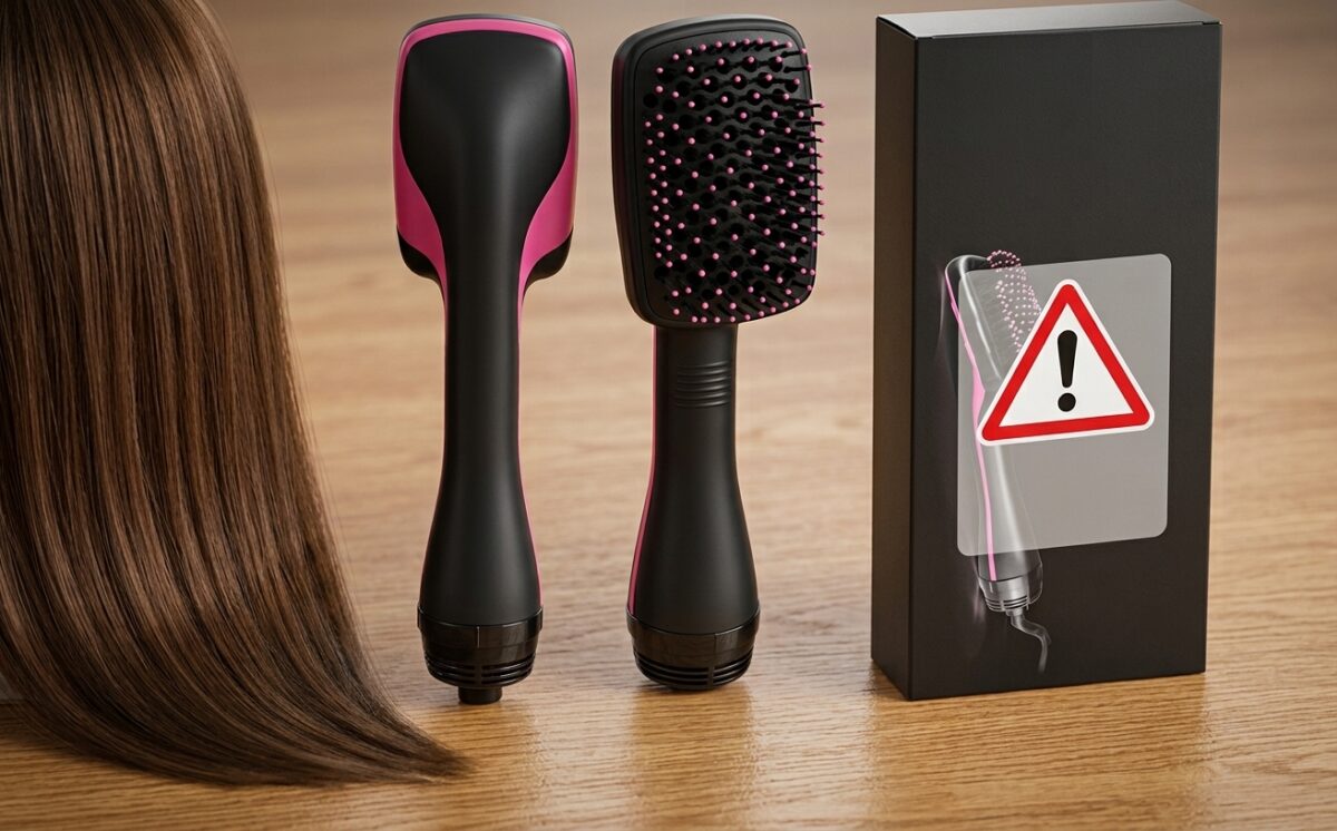 Wantefully Hair Dryer Brushes (2 in 1 Hair Dryer & Styler, One Step Hair Dryer Brush Straightener, Negative Ion Electric Hot Air Blow Dryer Comb), model XR-8801 recall