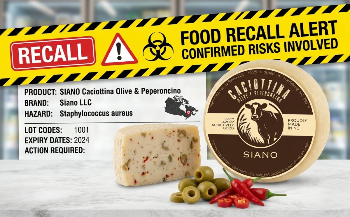 Caciotta Peperoncino Cheese recall