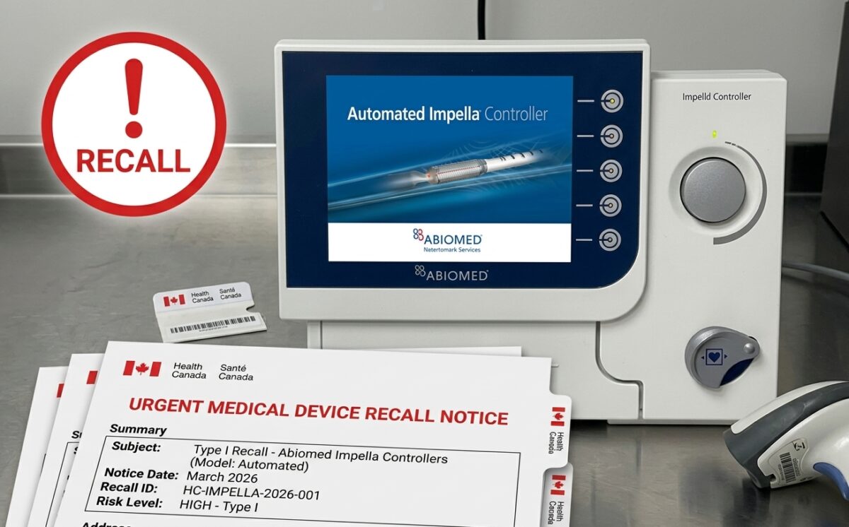 Automated Impella Controllers (AIC) recall