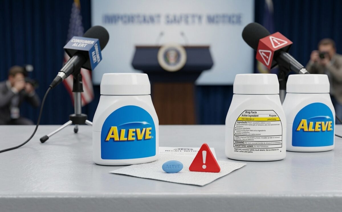 Aleve caplets recall
