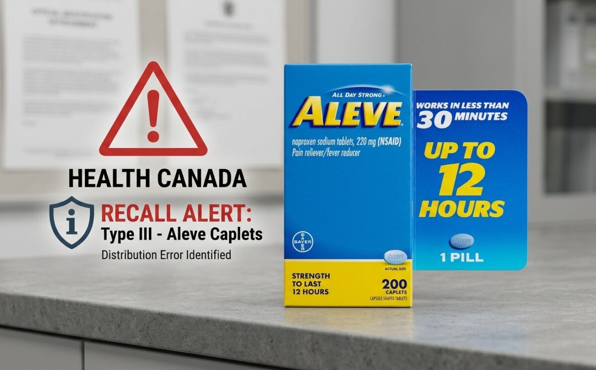 Aleve 200 mg caplets recall
