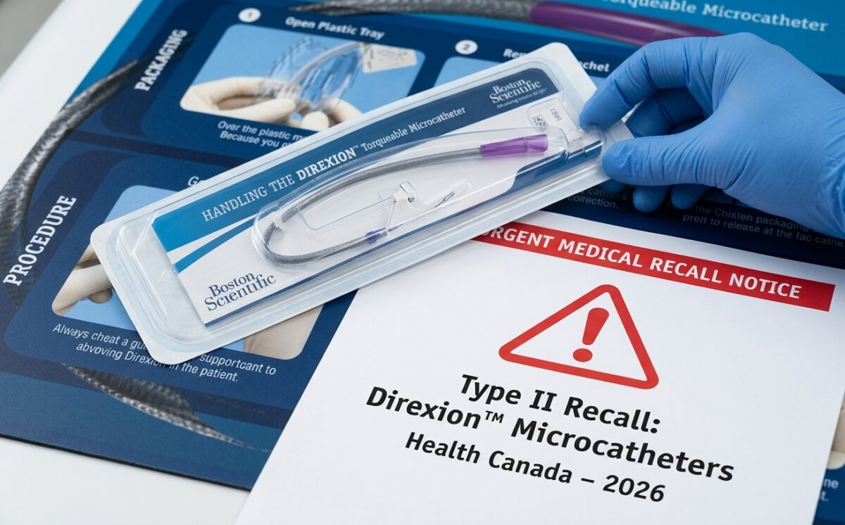 Direxion and Direxion HI-FLO Microcatheters recall
