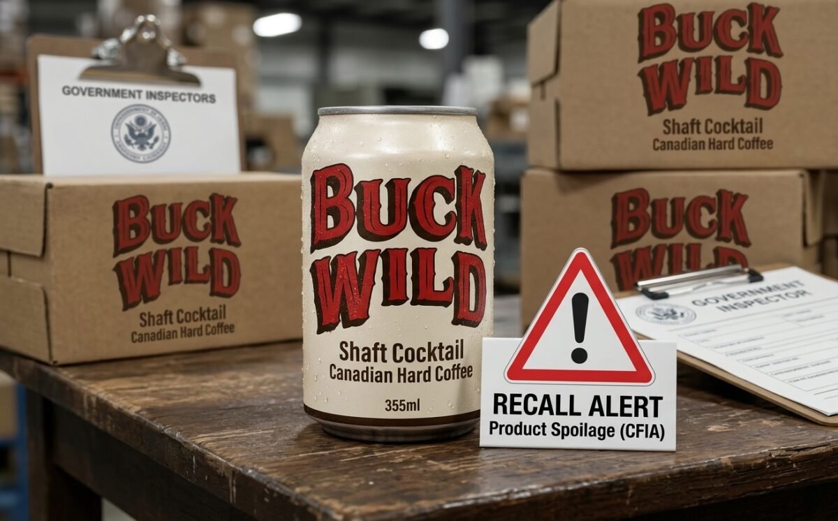 Shaft Cocktail Canadian Hard Coffee recall