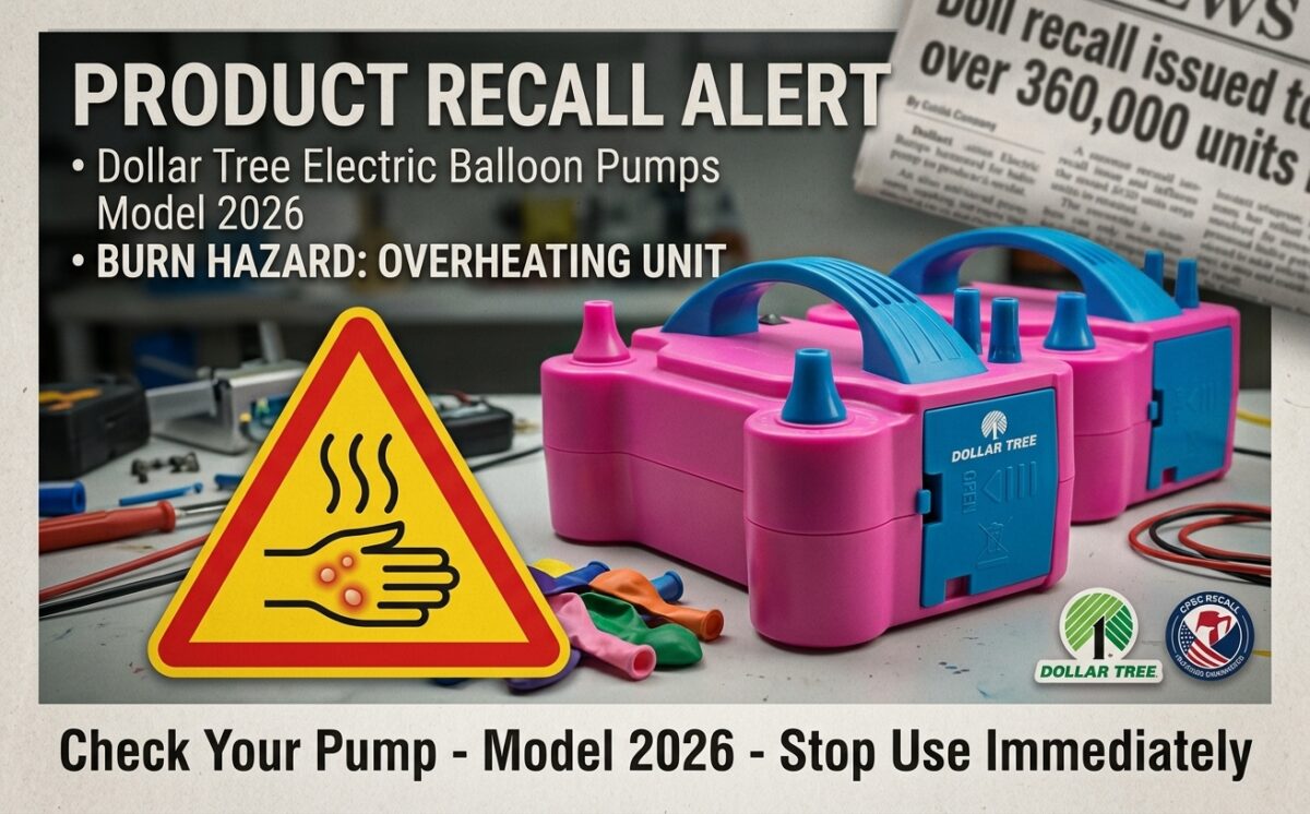 Electric Balloon Pumps recall