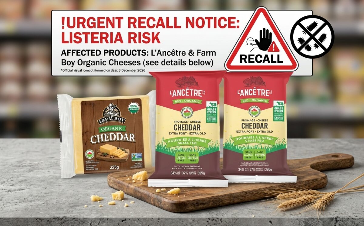 Various organic cheeses recall