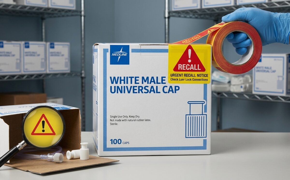 Medline Convenience Kits Containing Cannula Components with Female Luer Lock Connectors recall