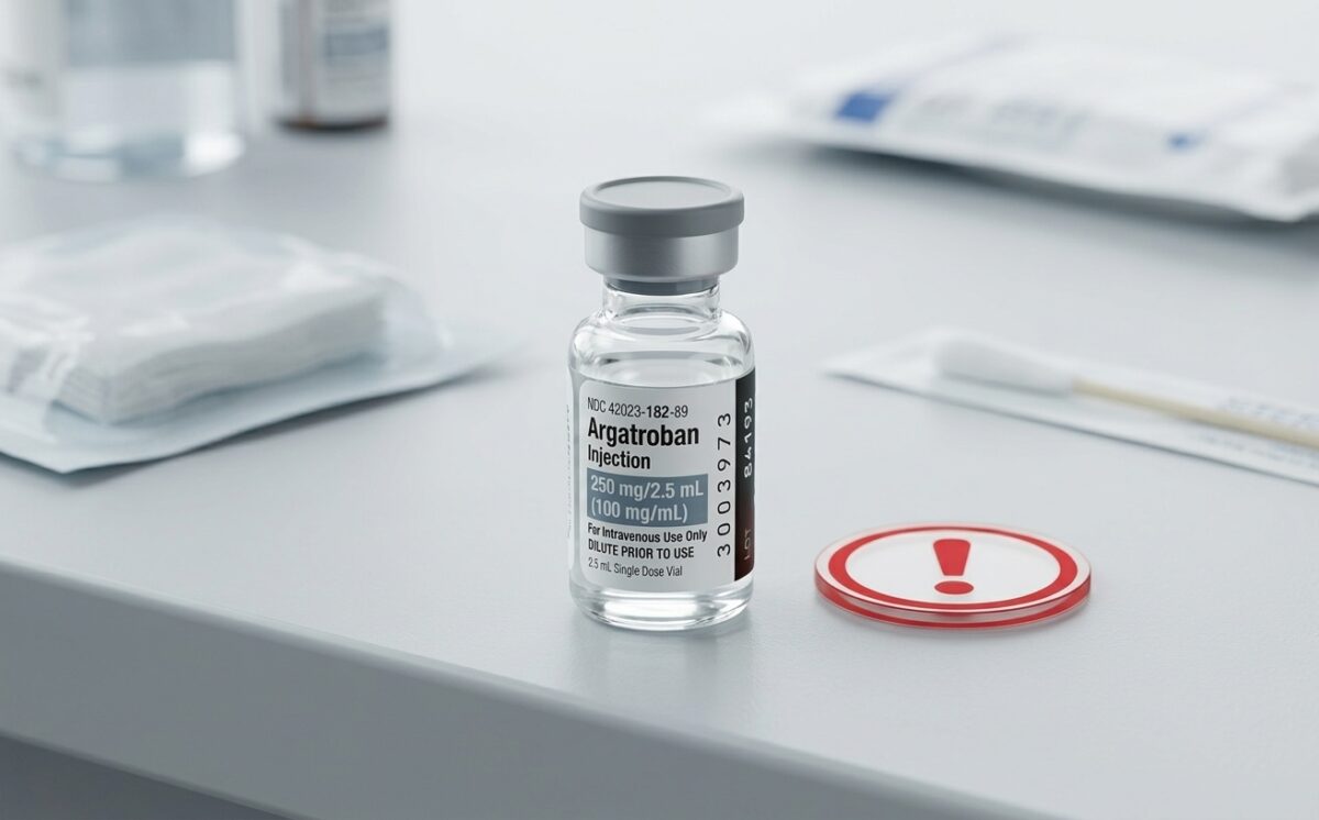 Argatroban Injection 250 mg/2.5 mL (100 mg/mL) recall