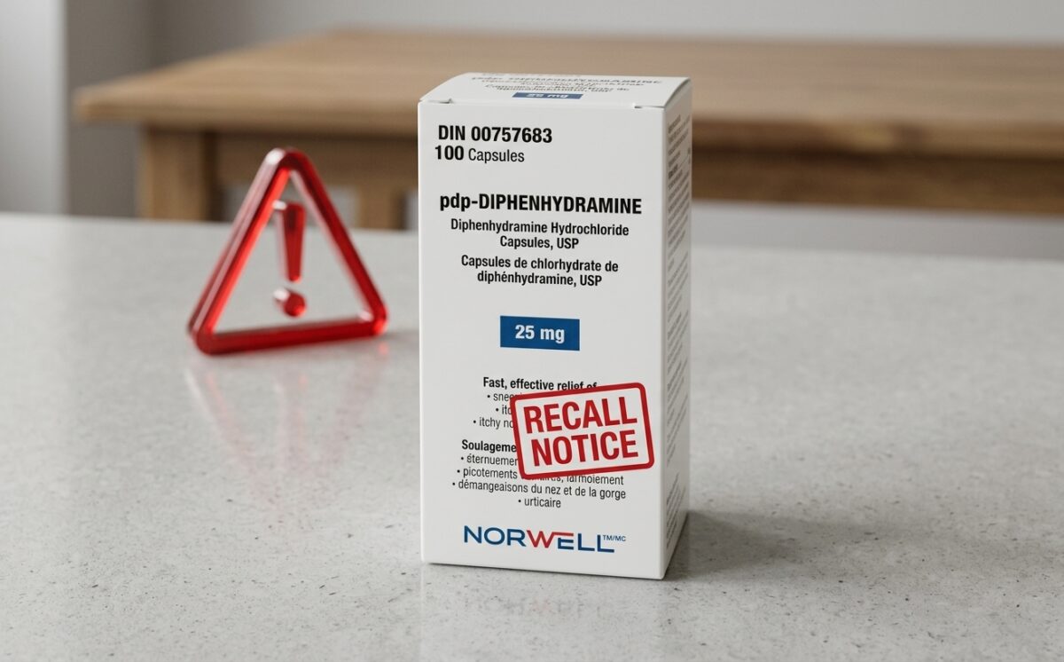 PDP-DIPHENHYDRAMINE 25 MG CAPSULE recall