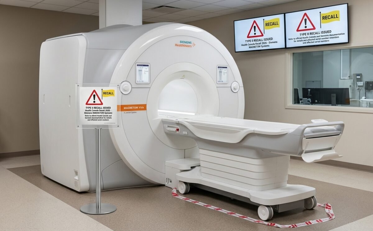 Siemens Healthcare GmbH Magnetom Systems recall