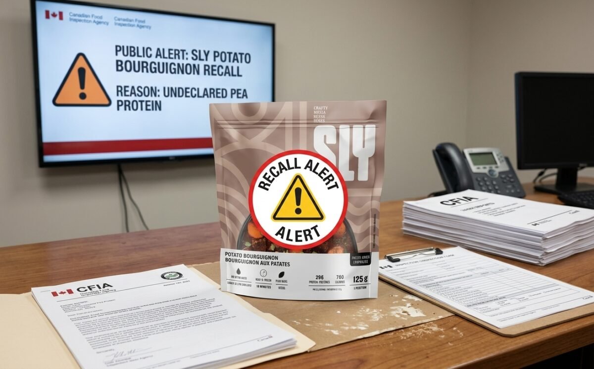 Freeze-dried Potato Bourguignon recall