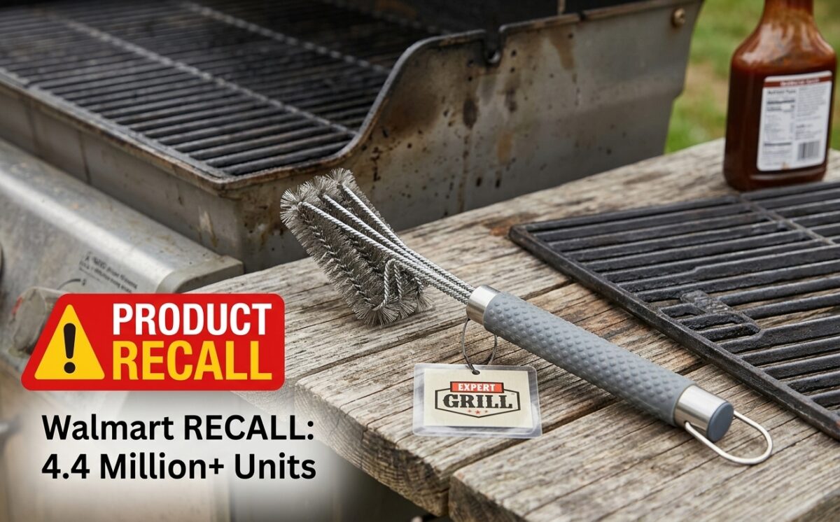Metal Wire Bristle Grill Brushes recall